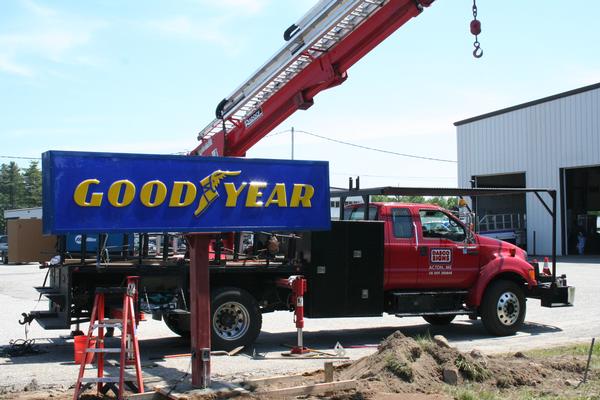 Goodyear pylon